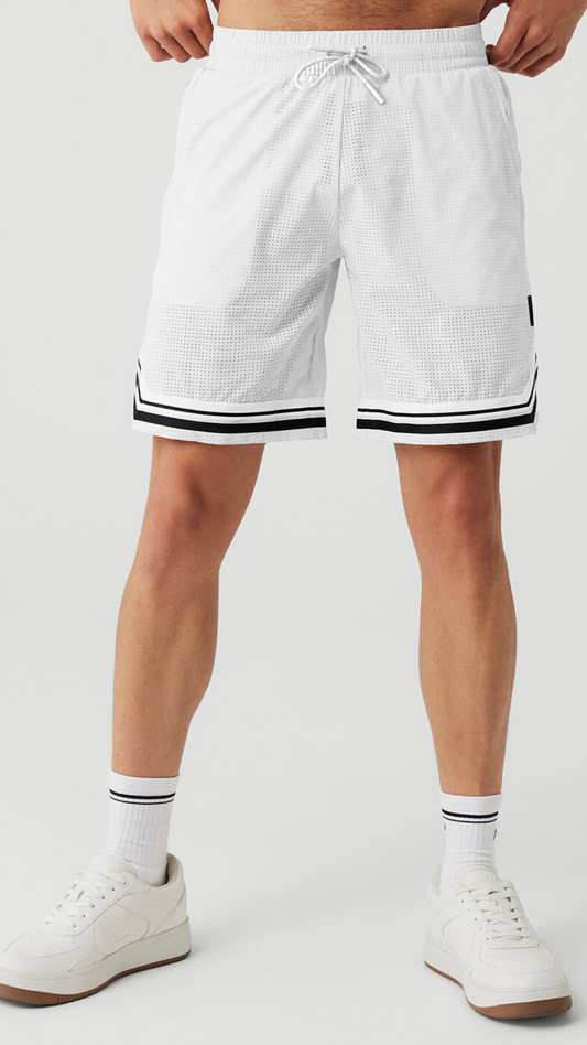 9" Traction Arena Short - White