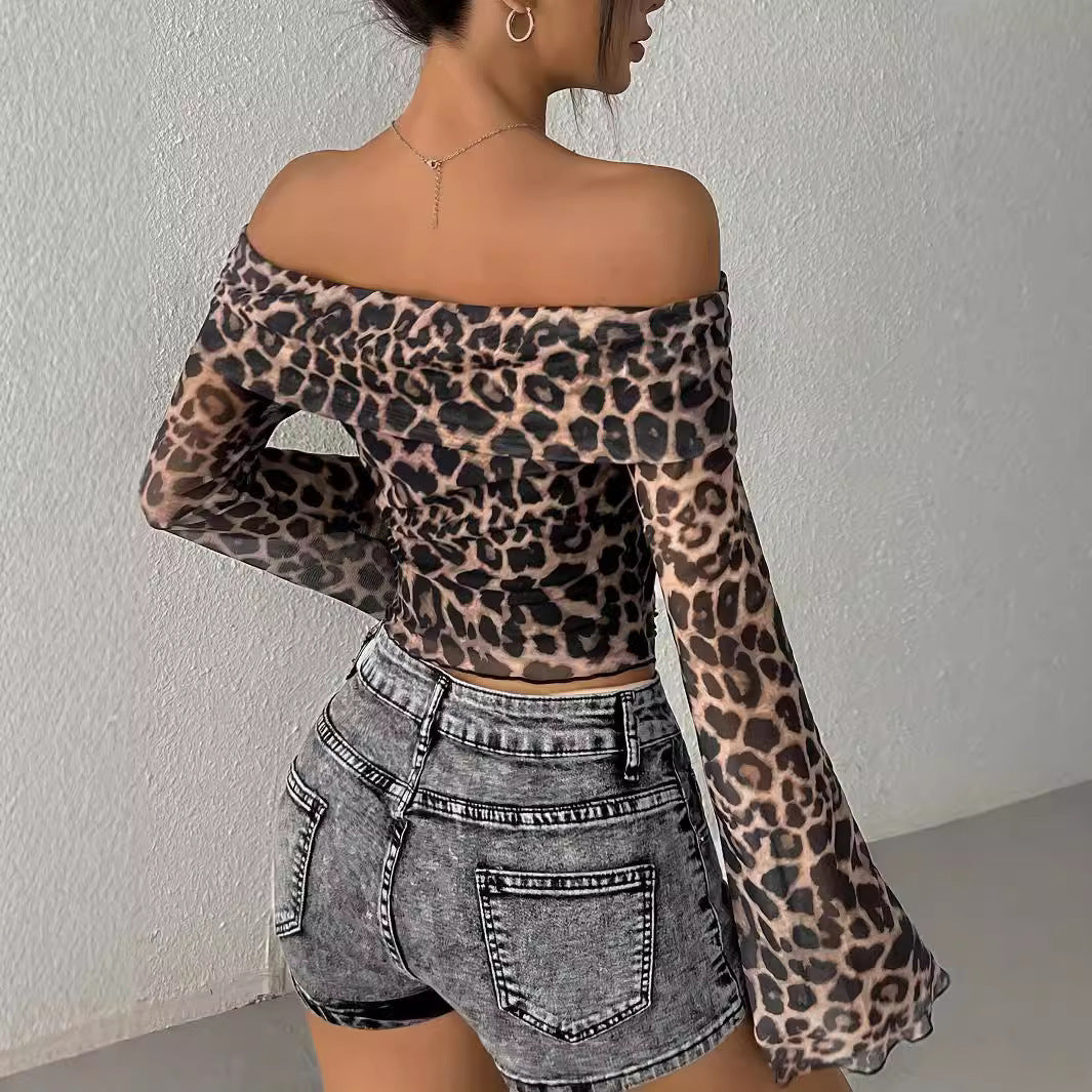 Axen Fierce Glam - Crop Top Léopard Audacieux 🐆✨