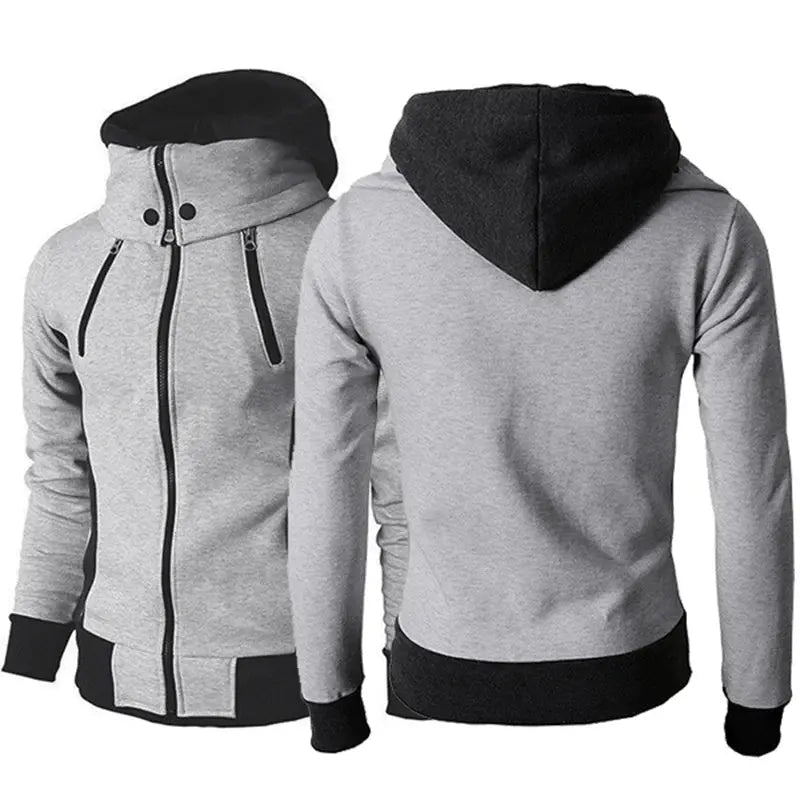 Hoodie Casual à Capuche avec Fermeture Zippée en Coton – Style Confortable pour Homme My Store