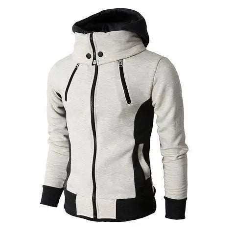 Hoodie Casual à Capuche avec Fermeture Zippée en Coton – Style Confortable pour Homme My Store