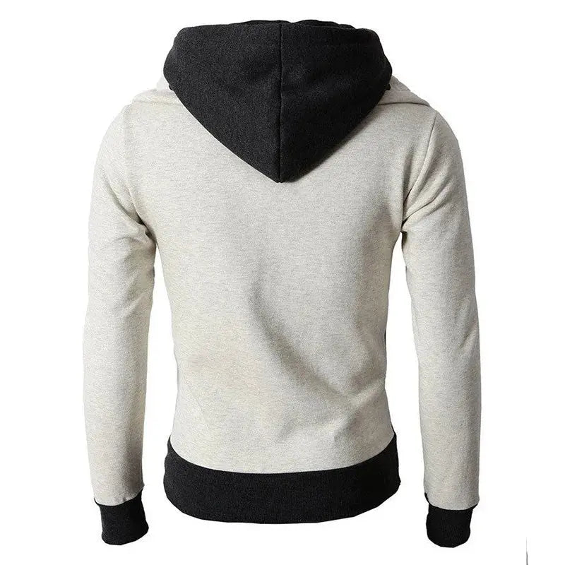 Hoodie Casual à Capuche avec Fermeture Zippée en Coton – Style Confortable pour Homme My Store