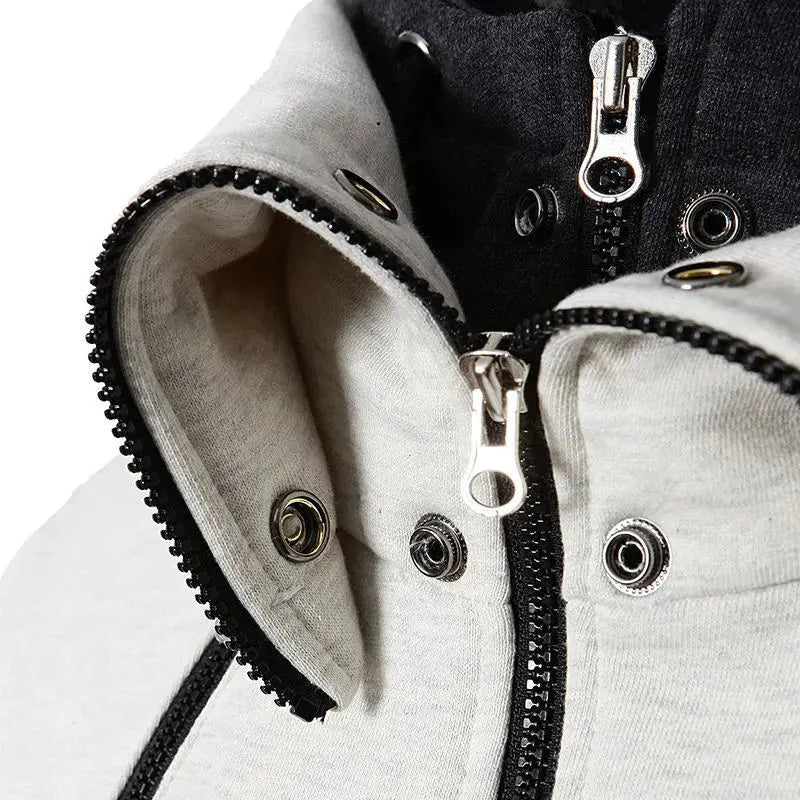 Hoodie Casual à Capuche avec Fermeture Zippée en Coton – Style Confortable pour Homme My Store