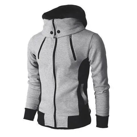 Hoodie Casual à Capuche avec Fermeture Zippée en Coton – Style Confortable pour Homme My Store