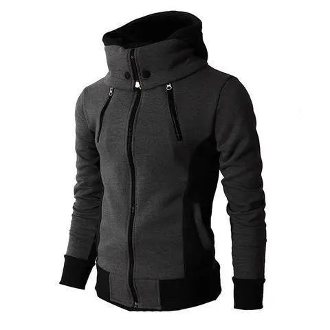 Hoodie Casual à Capuche avec Fermeture Zippée en Coton – Style Confortable pour Homme My Store