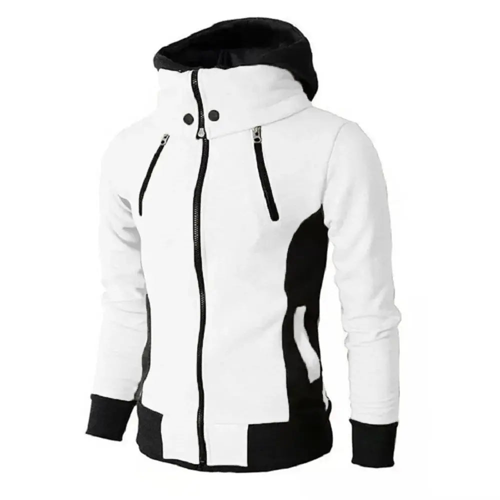 Hoodie Casual à Capuche avec Fermeture Zippée en Coton – Style Confortable pour Homme My Store