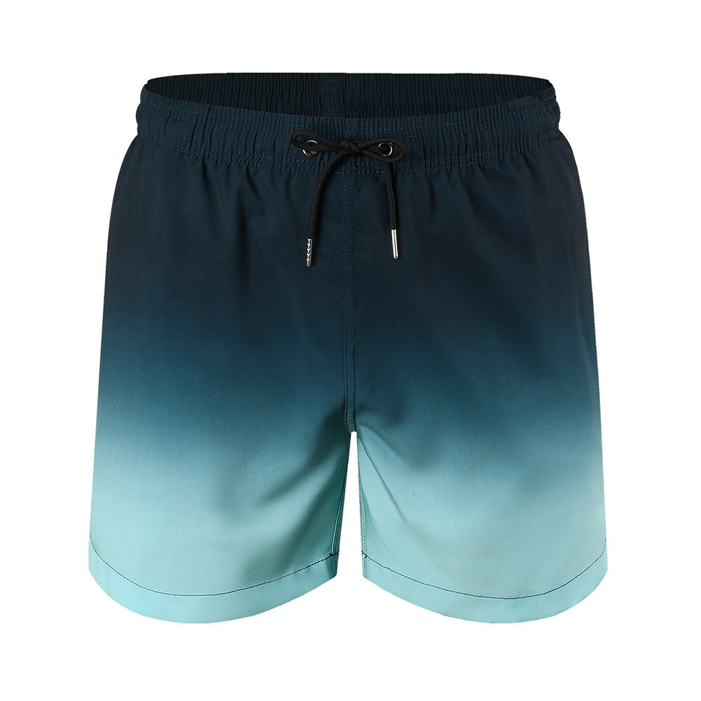 Men's Casual Loose Four-sided Swimming Trunks