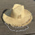 2025 Summer Raffia Straw Hat Beach Women's Seaside Panama Sun Hat Vacation Chain Pearl Flat Top Big Brim Straw Hat Handmade Caps
