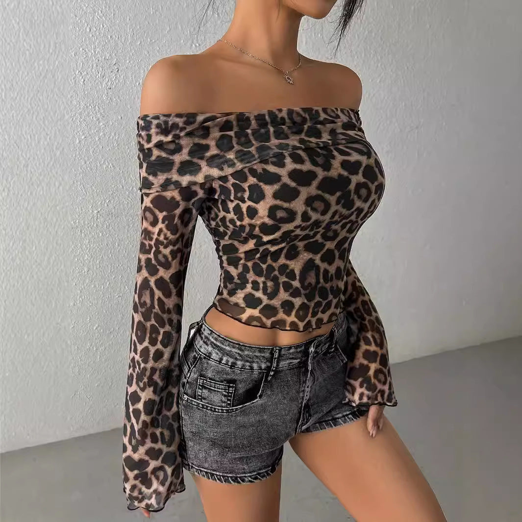 Axen Fierce Glam - Crop Top Léopard Audacieux 🐆✨